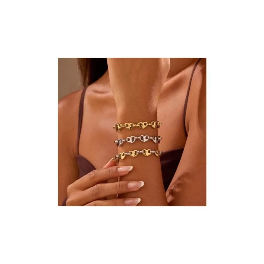 Autumn New Product Love Pig Nose Buckle Bracelet Women's European and American Fashion Light Luxury TAVEN System LLC