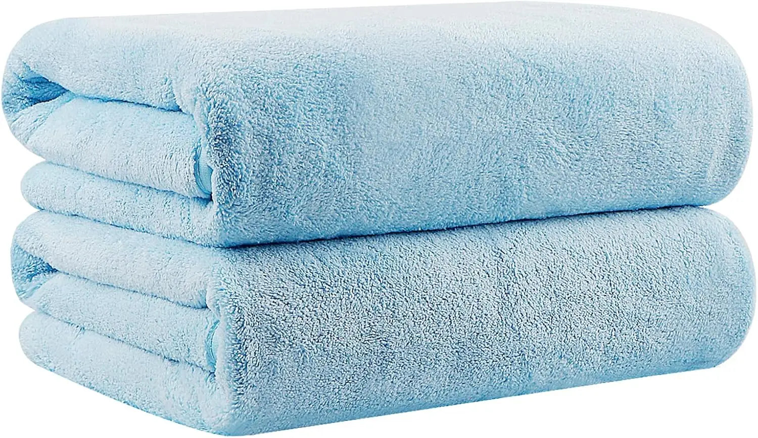 Bath Towels Pack of 2(27'' x 54'') - Soft Feel, Highly Absorbent, Quick Drying Microfiber for Body, Sport, Yoga, SPA, Fitness - TAVEN System LLC