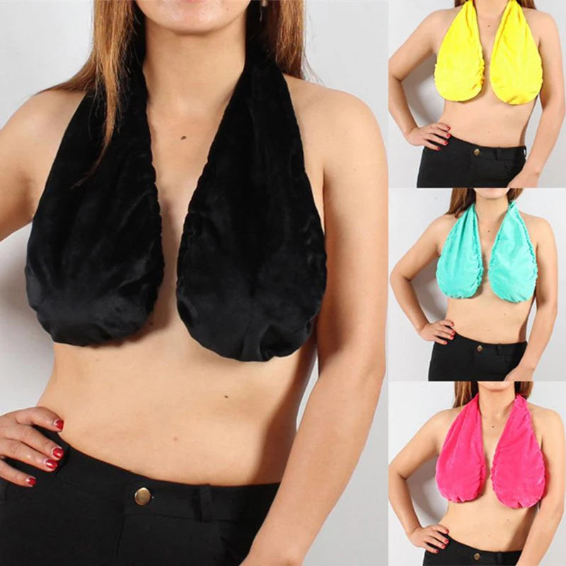 1pc Bra Women Breast-feeding Tube Top Bath Towel Hanging Neck blue Top Women's Intimates Breathable Sexy Towel Female Underwear TAVEN System LLC