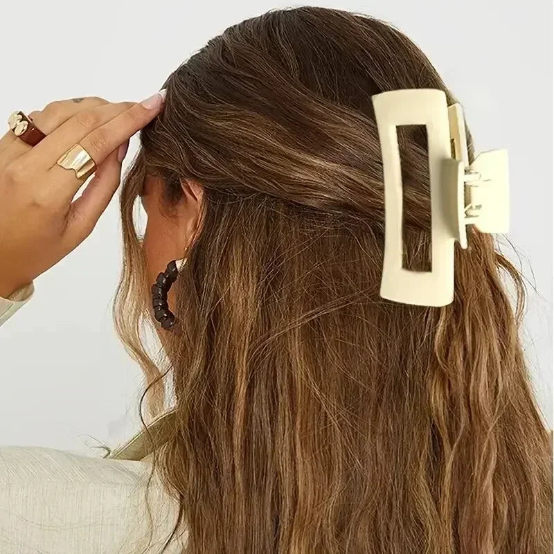 ‌4pcs Shark Jaw Hair Claw Clips | Extra-Large Non-Slip Hold for Thick Hair | Solid Color Hair Accessories Set, Ponytail Tools TAVEN System LLC