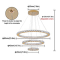 Crystal Pendant Light Living Room Remote Control Gold Chrome Lustre Ceiling Chandeilers Lamp for Bedroom Home Decoration Luminai TAVEN System LLC