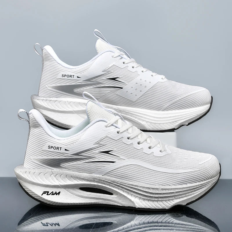 Men Carbon Plate Running Shoes Air Cushion Breathable Sneakers TAVEN System LLC