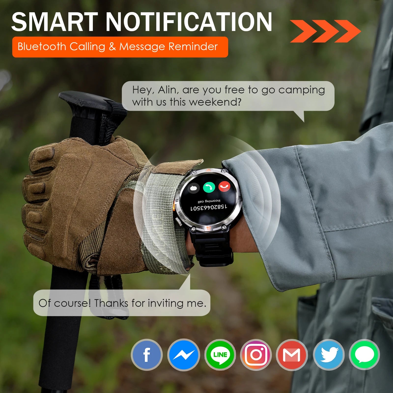 EIGIIS KE3 2025 New Bluetooth Call smartwatch for men Full Touch Screen With Health Monitor heart rate Flashlight Smart watch TAVEN System LLC