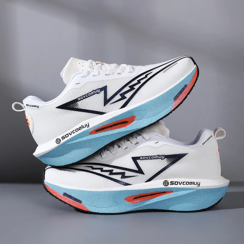 Men Carbon Plate Running Shoes Shock Absorbing Sports Sneakers TAVEN System LLC