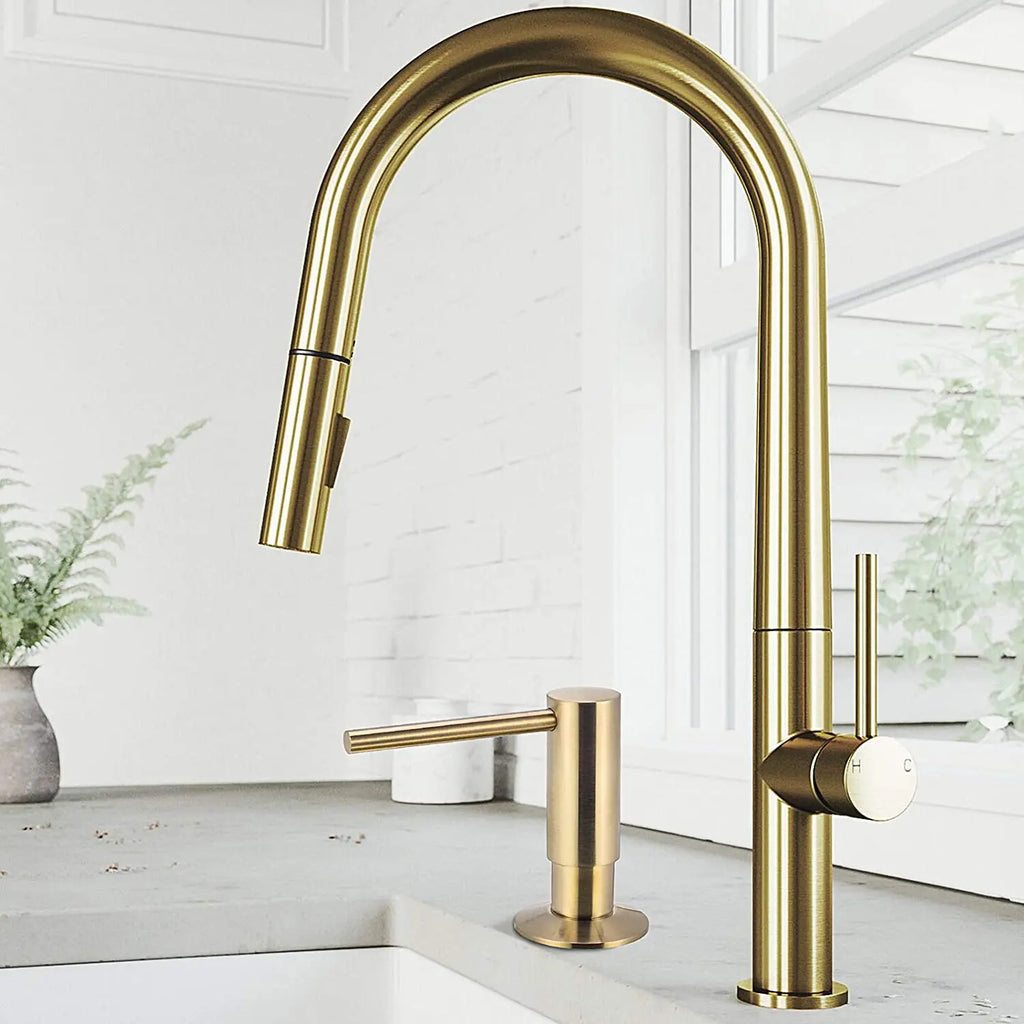 Samodra liquid Soap Dispenser With Extension Tube Kit Brass Pump Head For Kitchen Sink Bathroom accessories 4 color dispenser So TAVEN System LLC