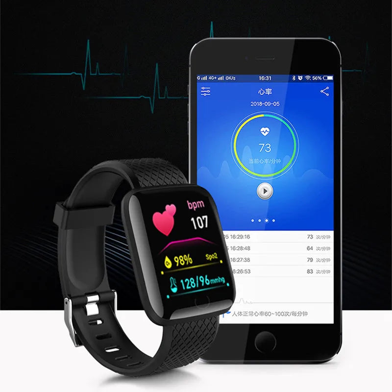 116plus Smart Watch Men Women Bluetooth Connected Phone Music Fitness Multifunctional Sports Bracelet Sleep Monitor Smartwatchs TAVEN System LLC