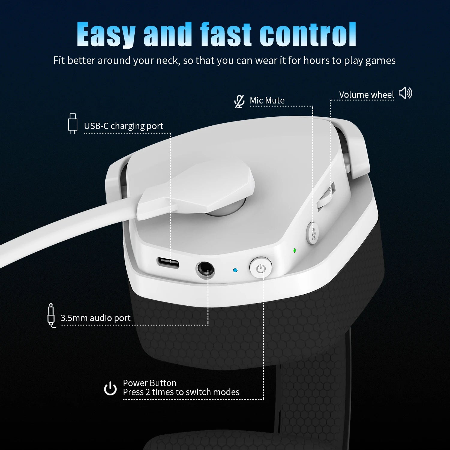 NUBWO G06 2.4G Dual Wireless Gaming Headset 5ms Low Latency 7.1 Surround ENC Mic For PC PS4 PS5 Gaming Bluetooth Headphones TAVEN System LLC