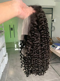 Hair Color: Natural Color, Ships From: CHINA, Stretched Length: 12INCHES, Density: 250% - Curly Wigs Full 250 Density Short Bob Wig Human Hair Vietnamese Raw 13x4 13x6 Double Drawn Jerry Curly Lace Front Human Hair Wig Taven