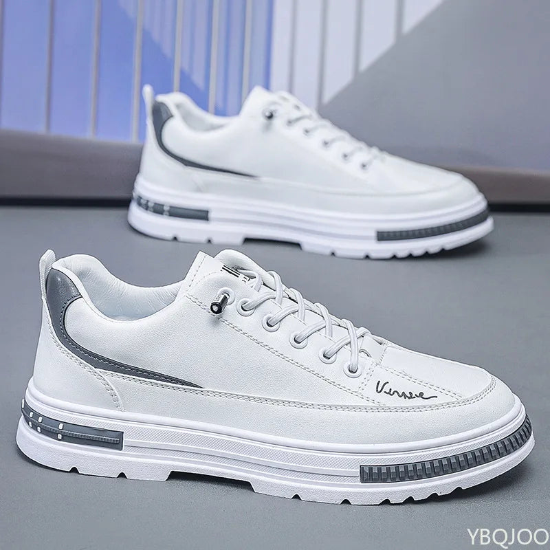 Men Thick Sole Sports Shoes Lightweight Breathable Casual Sneakers