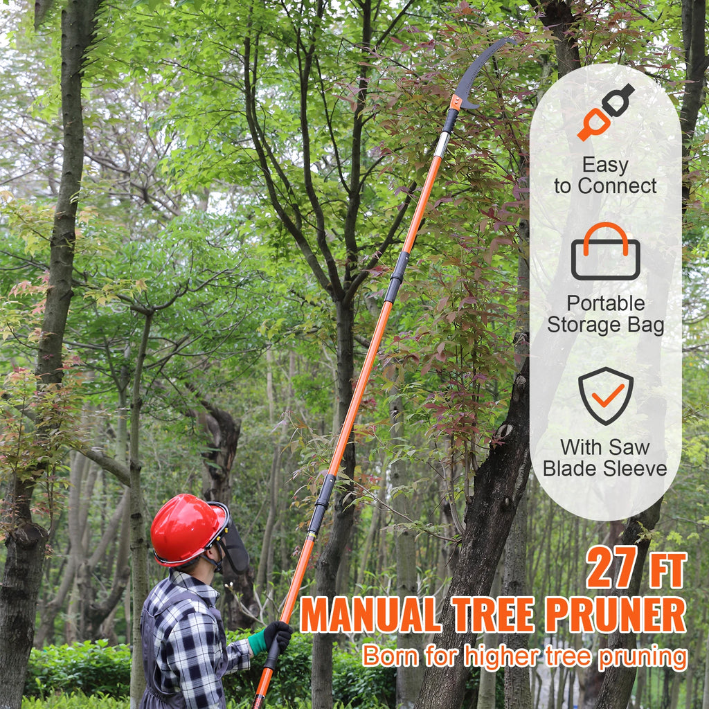 SucceBuy extendable manual pole saw for tree branch pruning
