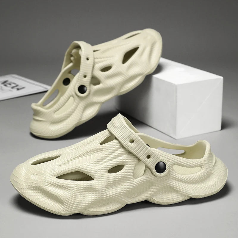 Novelty Hot Sale Garden Shoes for Women Mens Sandals EVA Lightweight Beach Clogs Summer Beach Zapatos Hombre for Men and Women TAVEN System LLC