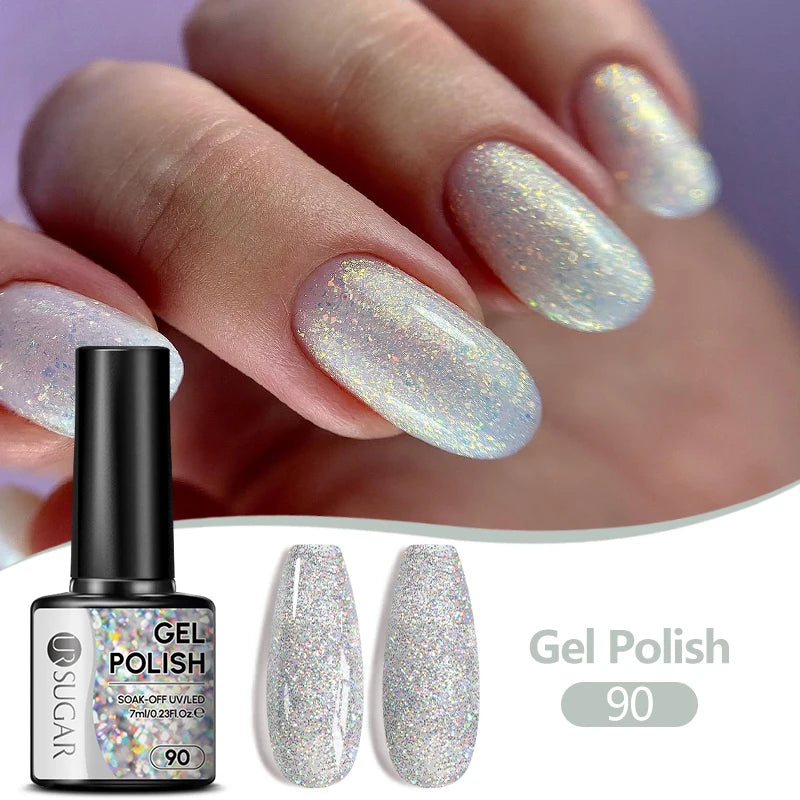 UR SUGAR 7ML Nail Gel Fresh Macaron 107 Colors All For Manicure Semi Permanent Soak Off LED UV Long-Lasting Nail Art Varnish TAVEN System LLC