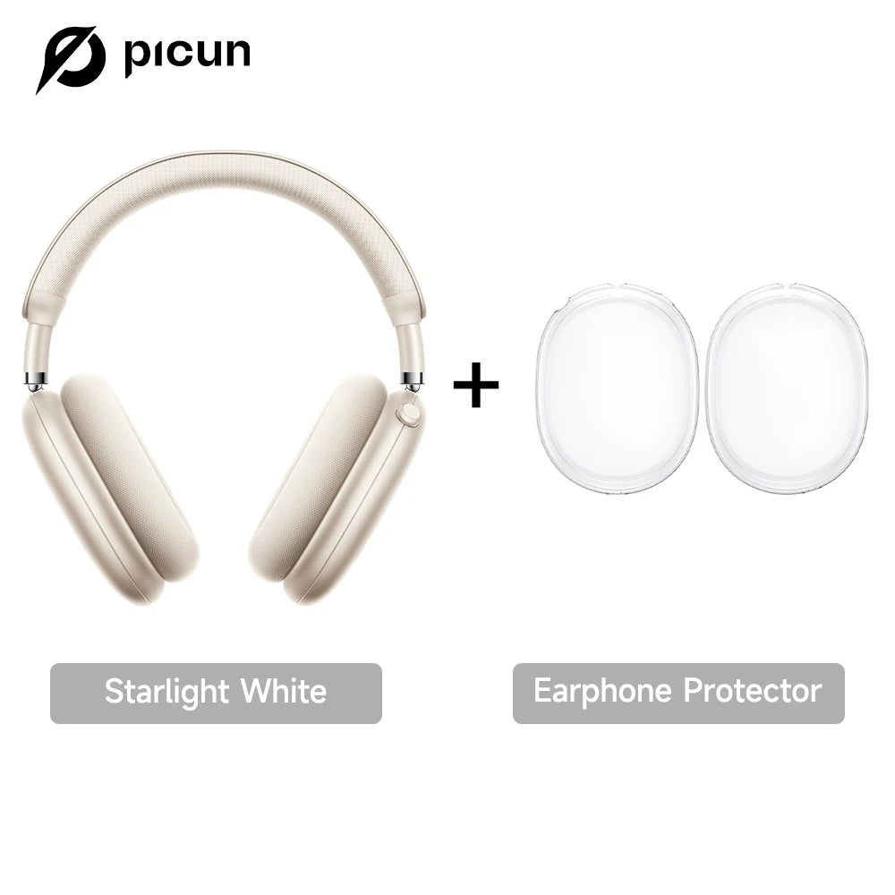 Picun F8 Pro ANC Wireless Headphones Head Tracking 3D Spatial Audio -52dB ANC HIFI Bluetooth Headset ENC HD Mic Low-Latency APP TAVEN System LLC