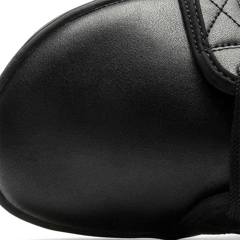 Mens Artificial Leather Wide Barefoot Shoes Unisex Plus Size Male Outdoor Minimalist Sneakers Women Zero Drop Casual Walking TAVEN System LLC
