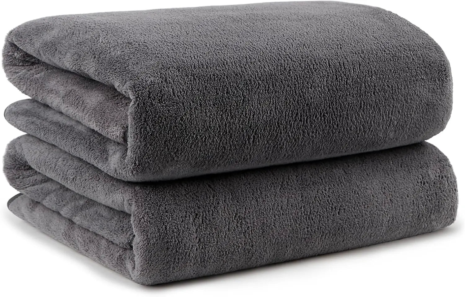 Bath Towels Pack of 2(27'' x 54'') - Soft Feel, Highly Absorbent, Quick Drying Microfiber for Body, Sport, Yoga, SPA, Fitness - TAVEN System LLC