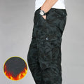 Men's Winter Cargo Pants Double Layer Fleece Warm Thick Camouflage Tactical Cotton Long Trousers Men Baggy Casual Cotton Pants TAVEN System LLC