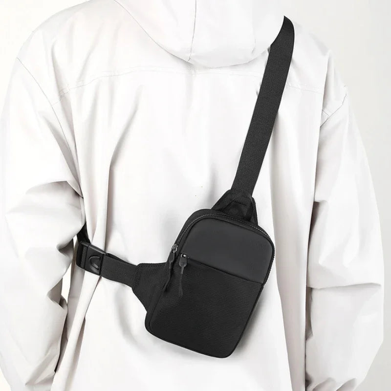 Men Waterproof Sling Bag Oxford Chest Crossbody Travel Shoulder Bag TAVEN System LLC