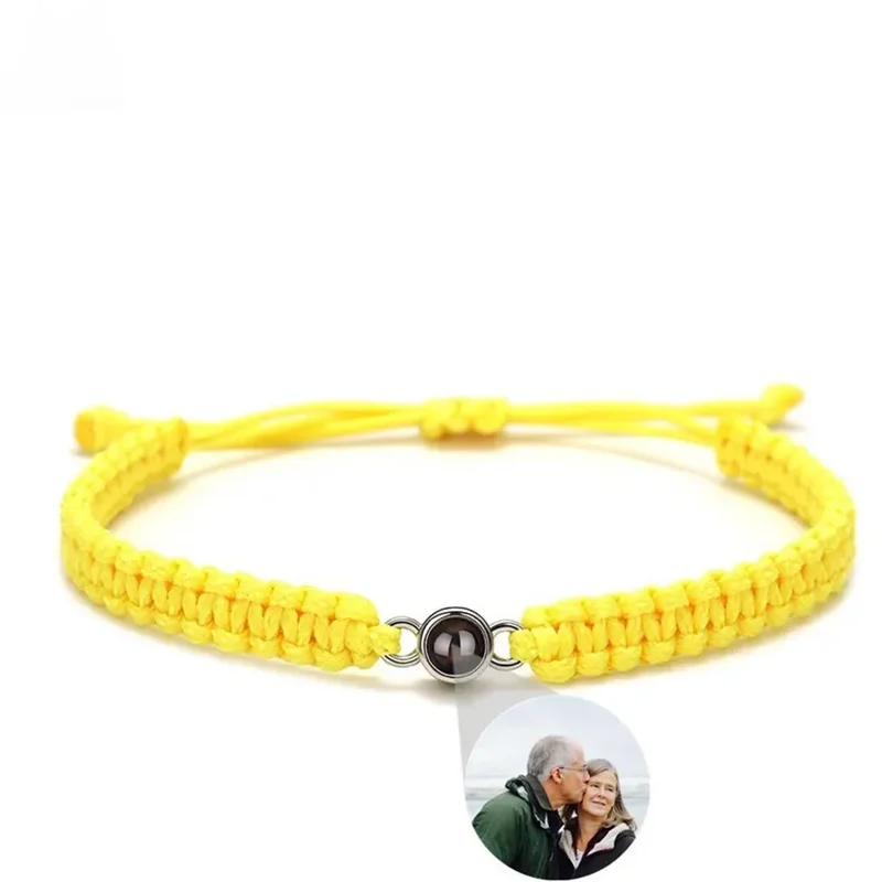 DHQH Wholesale Personalized Photo Projection Bracelet Customization Commemorative Photo Couple Jewelry Gift for Her Direct sales TAVEN System LLC