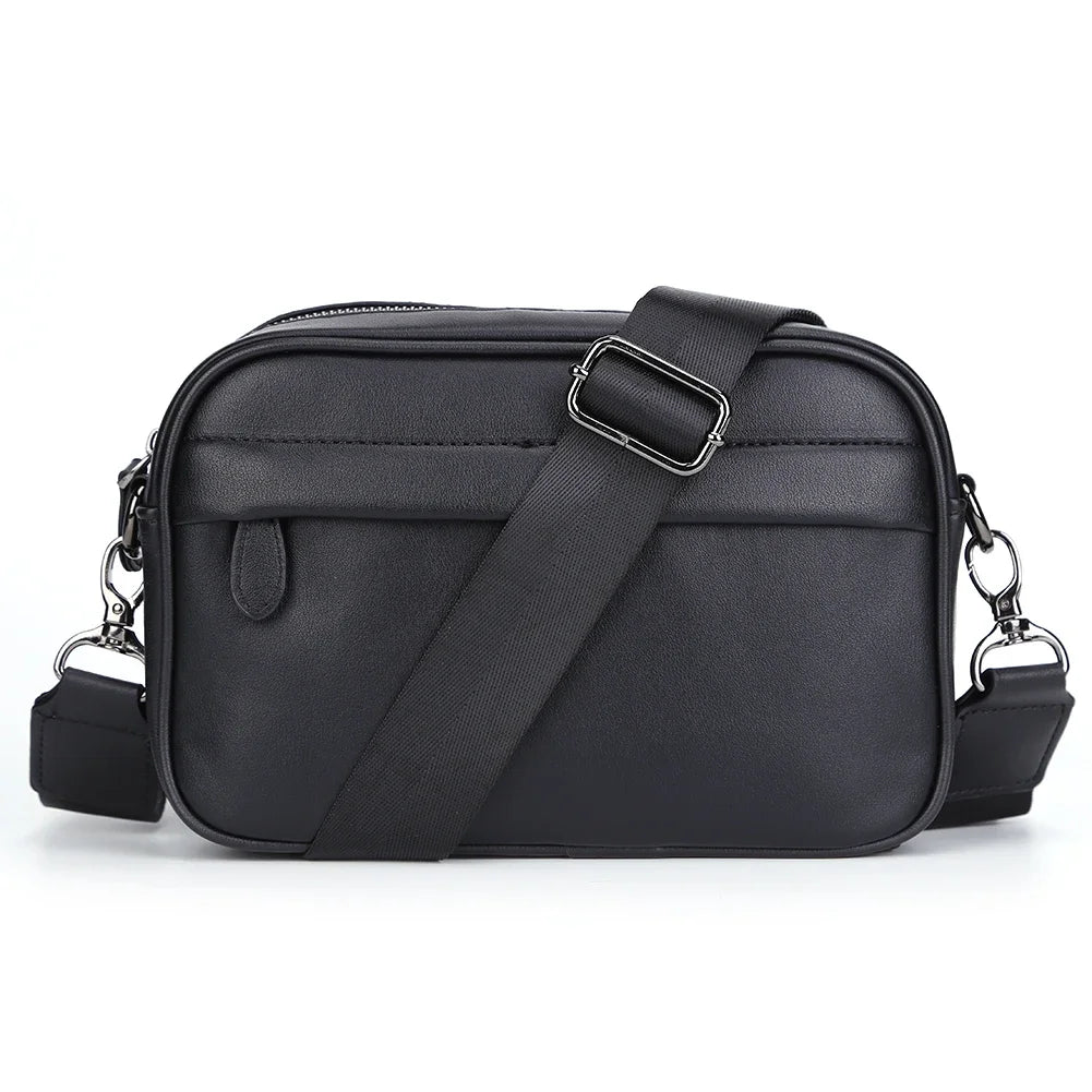 Men PU Leather Business Shoulder Bag Crossbody Messenger Bag TAVEN System LLC