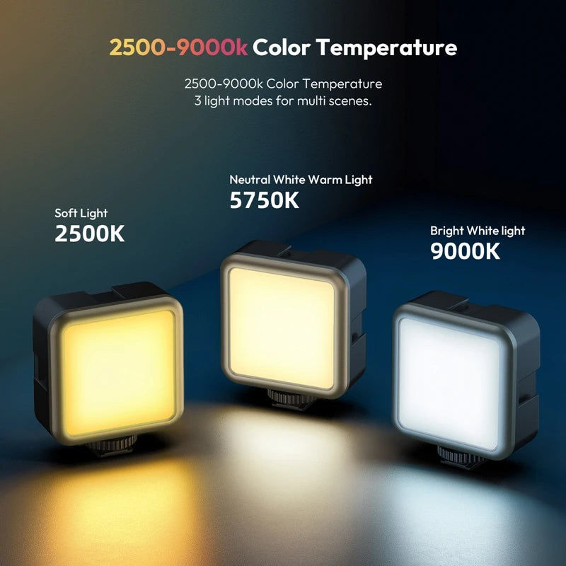 Ulanzi VL49 RGB Mini LED Video Light 2000mAh 2500K-9000K Portable Photography Lights Vlog Fill Light for DSLR SLR Camera Lamp TAVEN System LLC