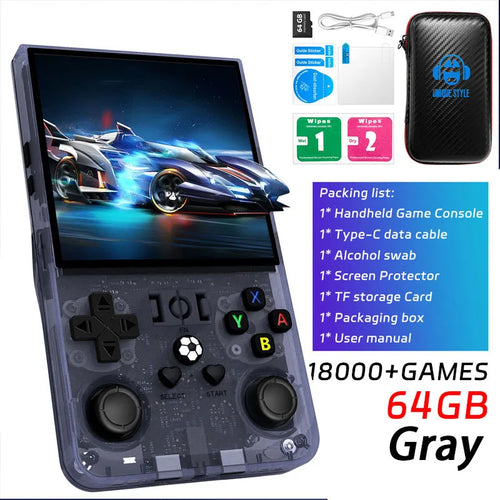 AISLPC R36Max Retro Handheld Game Console 4.0 Inch 64G/18000+ Games ship from US TAVEN System LLC