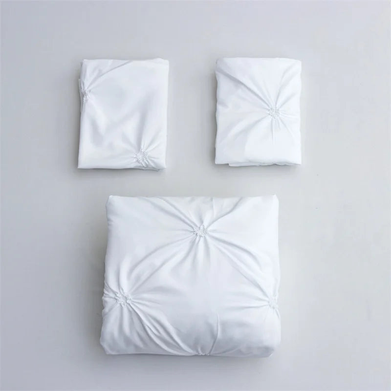 Queen Comfort Set 3Pieces, Gray Bed in a Bag Comforter Set for Bedroom, Beddding Sets without Comforter, Duvet cover&Pillowcases TAVEN System LLC