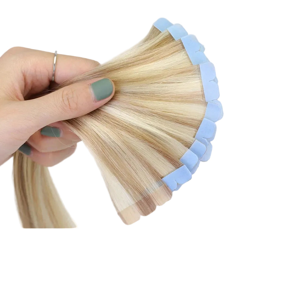 Mini Tape In Human Hair Extensions Invisible