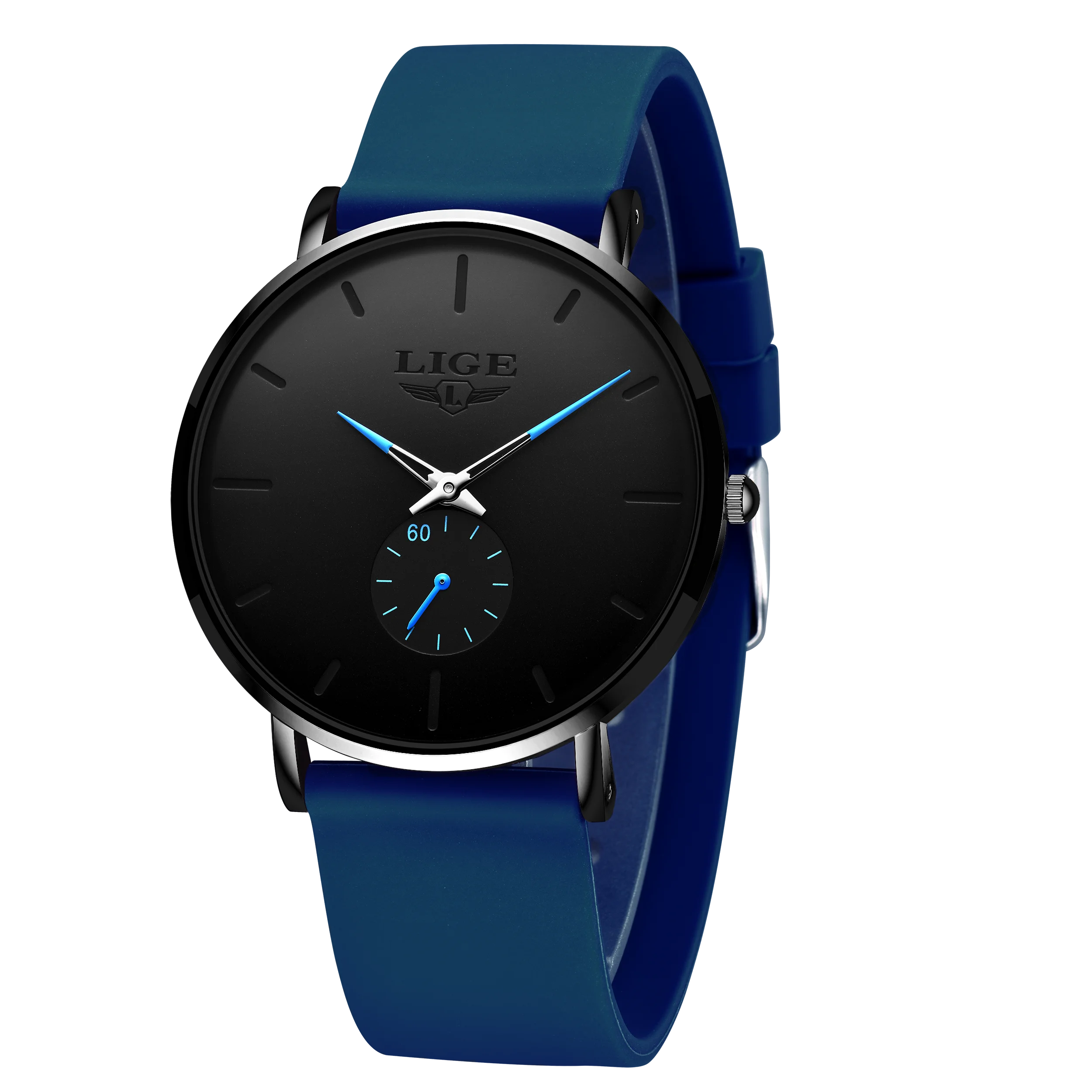 LIGE New Fashion Mens Watches Top Brand Luxury Sport Waterproof Simple Ultra-Thin Watches Men Quartz Clock Relogio Masculino+Box - TAVEN System LLC