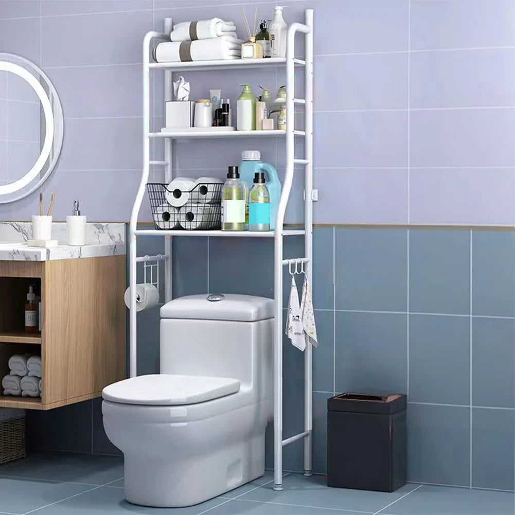 Over Toilet Storage Shelf,2/3-Tier Freestanding Over The Toilet Storage,Metal Bathroom Shelves with Paper Holder and Removable TAVEN System LLC