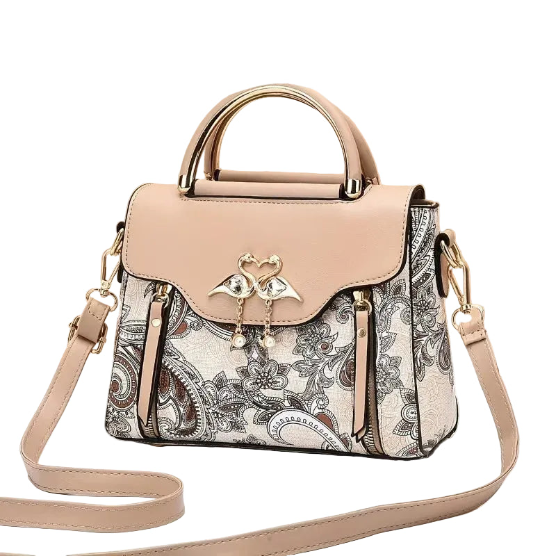 Women Printed PU Leather Shoulder Bag Crossbody Satchel Handbag TAVEN System LLC
