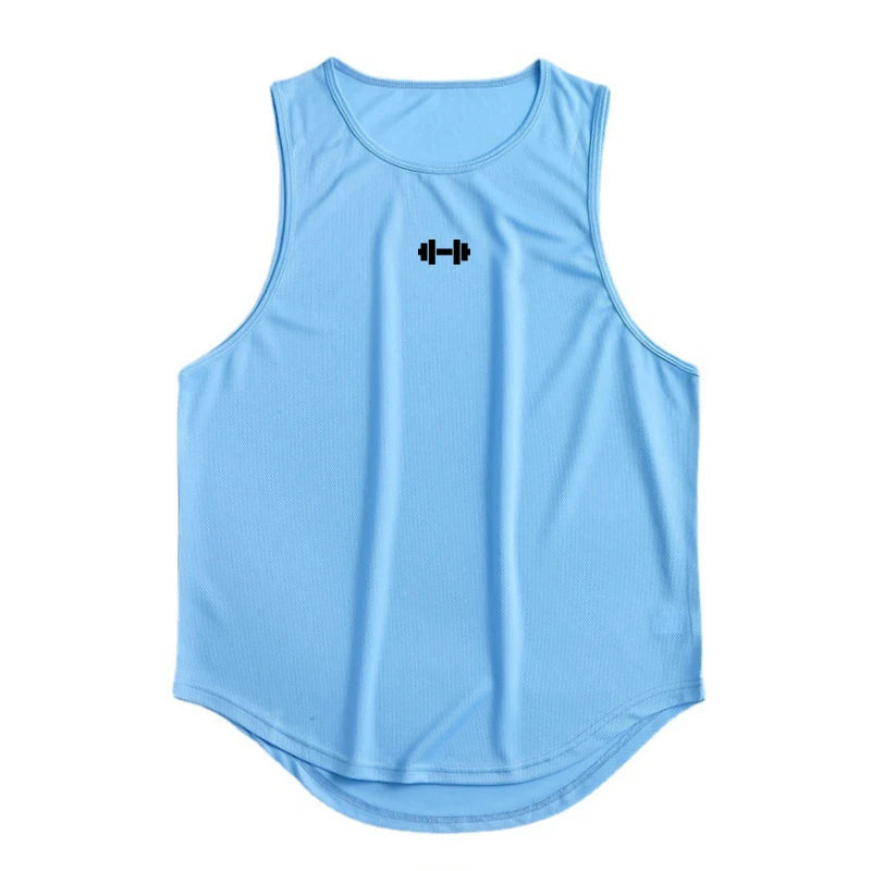 Summer Men's Gym Tank Top Fitness Training Clothing Quick-drying Loose Bodybuilding Sleeveless Shirt Men Fashion Basketball Vest TAVEN System LLC