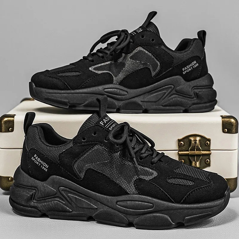 2026 Summer Men's unky Dad Sneakers Breathable Mesh Casual Shoes Thick Sole Streetwear Footwear TAVEN System LLC