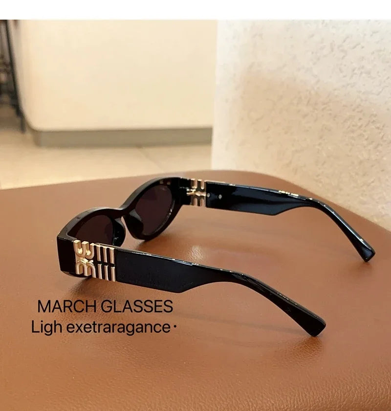 2024 New Fashion Oval Sunglasses Women Men Trendy Cool Sun Glasses Ladies Street Shot Retro Premium Eyewears Gafas De Sol UV400 TAVEN System LLC
