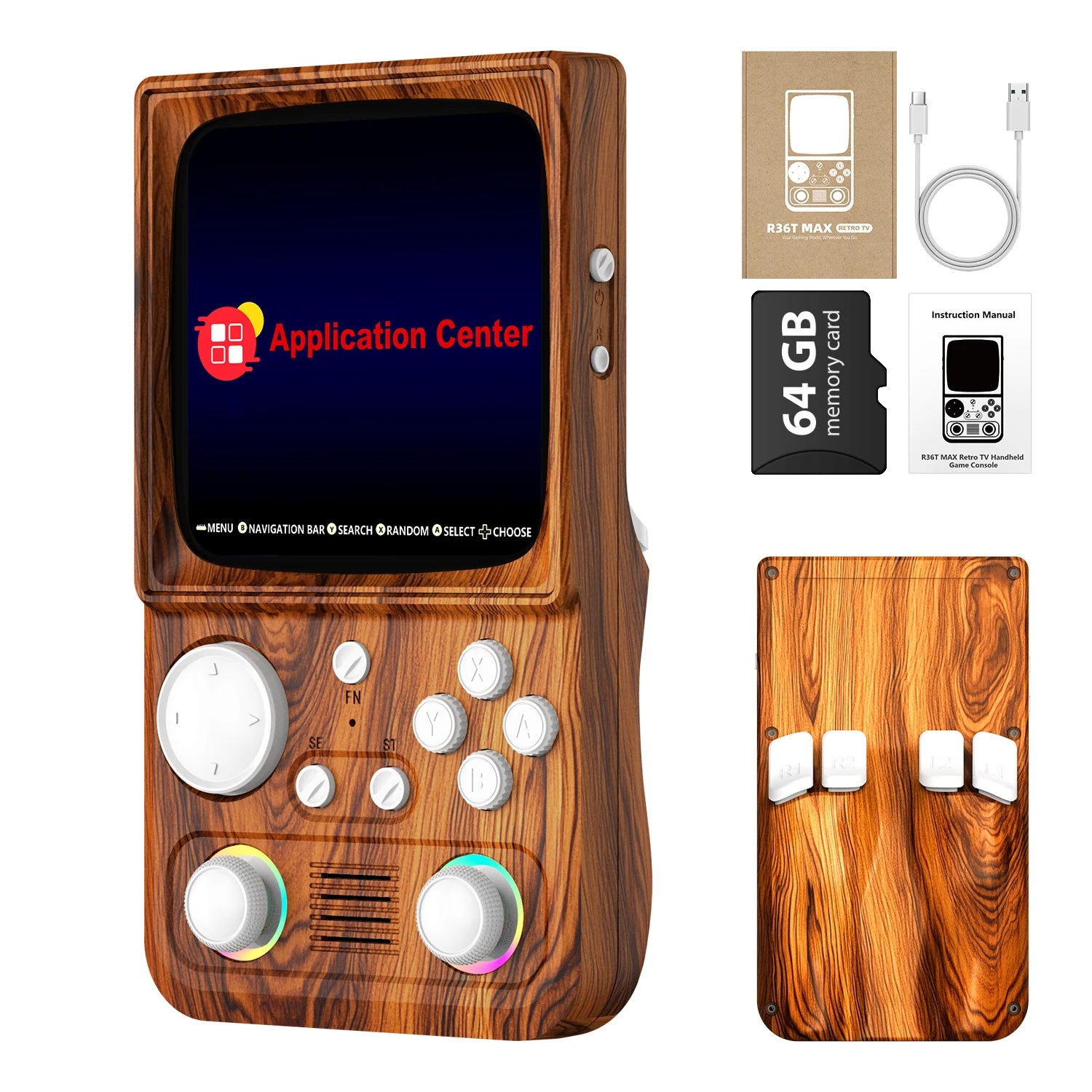 AISLPC R36T MAX Handheld Game Console 64/128G 4.0" IPS Screen 22000+Games 5G Portable Pocket Game Player TAVEN System LLC