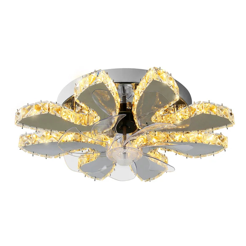 5 Rings Crystal Led Chandeliers Ceiling Mirror Stainless Steel Lustre Cristal For Kitchen Luminarias Parateto Fixtures Plafonier TAVEN System LLC