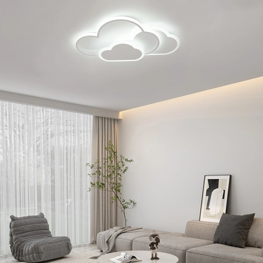 Cloud LED Ceiling Lamp 22" Modern Minimalist Lighting 52cm for Living Room Children's Room Bedroom TAVEN System LLC