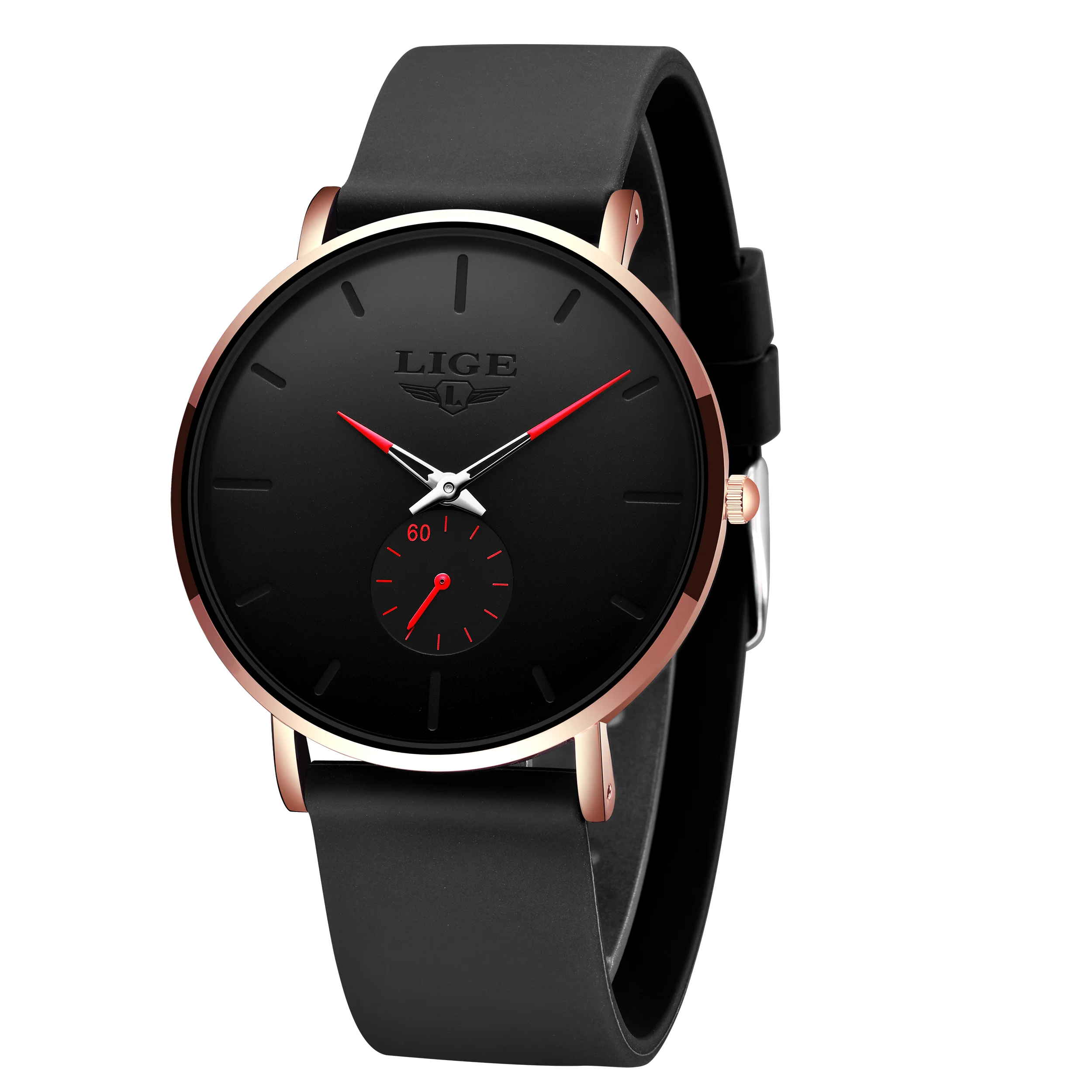 LIGE New Fashion Mens Watches Top Brand Luxury Sport Waterproof Simple Ultra-Thin Watches Men Quartz Clock Relogio Masculino+Box - TAVEN System LLC