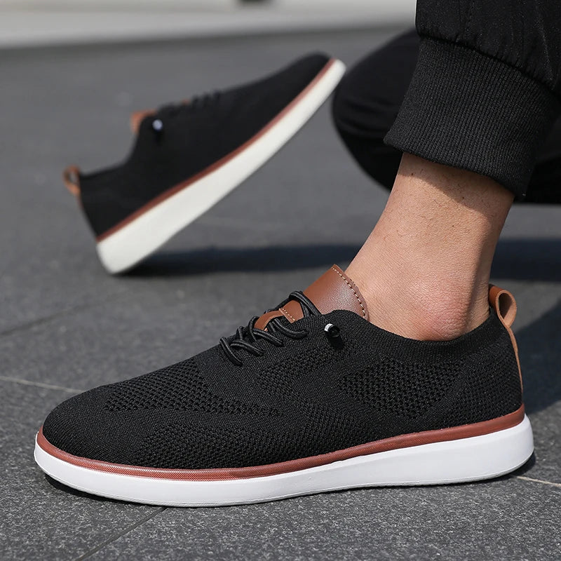 Men Mesh Sliding Shoes Lightweight Anti Slip Sports Sneakers TAVEN System LLC