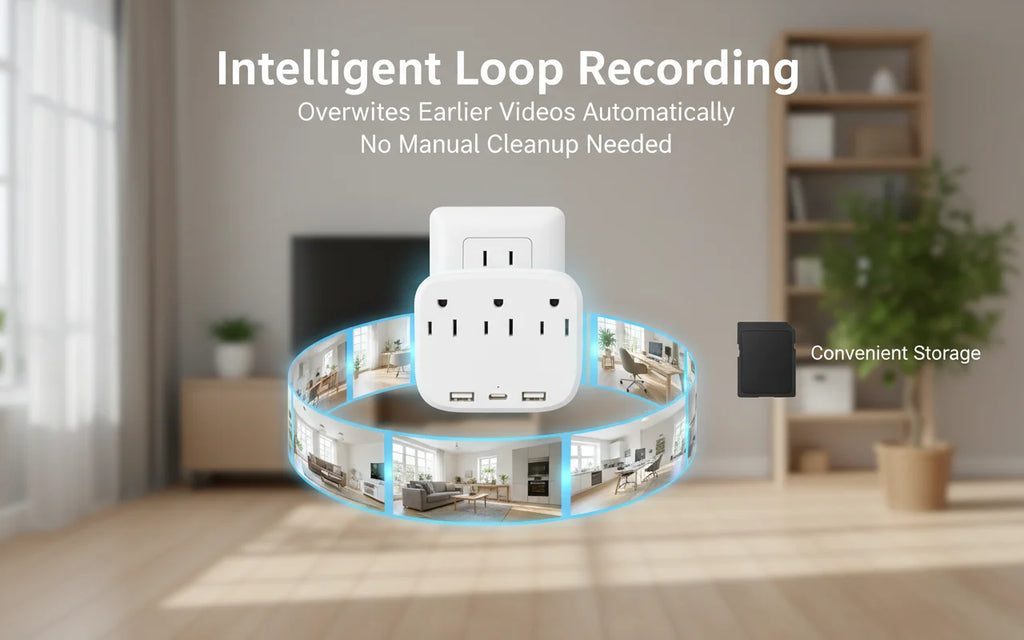 Mini Camera 1080P HD WiFi Remote Viewing, Motion Detection, Recording, Indoor Security Camera, Easy Operation for Home office TAVEN System LLC