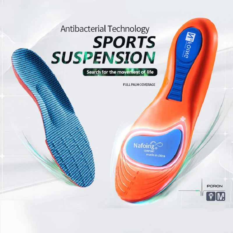 Sport Orthopedic Insoles for Feet Men Women EVA Breathable Shock Absorption Shoes Insole for Running Basketball Sport Care Pads TAVEN System LLC