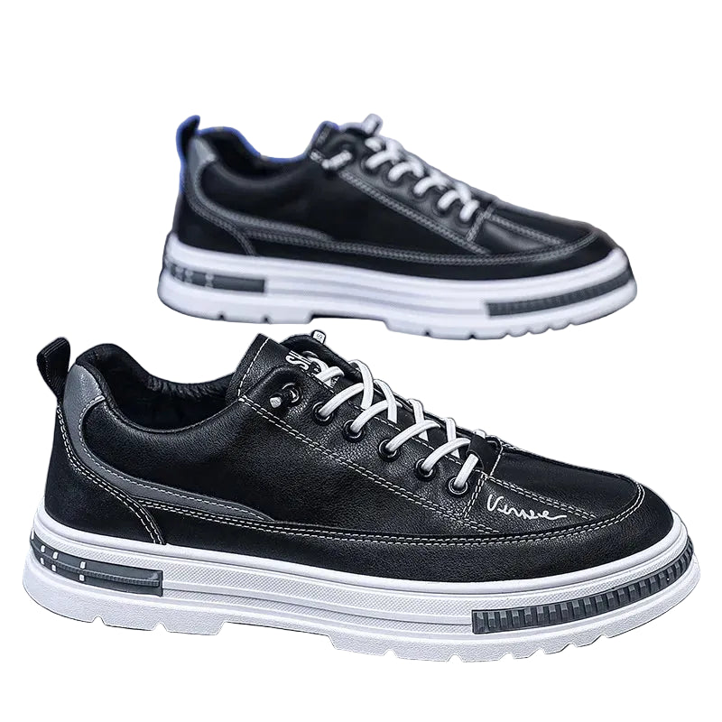 Men Thick Sole Sports Shoes Lightweight Breathable Casual Sneakers