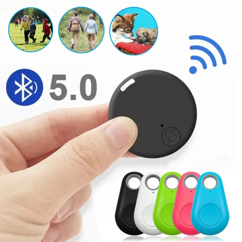 Mini GPS Mobile Bluetooth 5.0 Tracker Anti-Lost Device Round Anti-Lost Device Pet Kids Bag Wallet Tracking Smart Finder Locator TAVEN System LLC