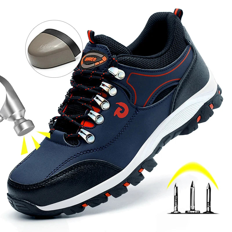 Men Steel Toe Safety Shoes Puncture Proof Work Boots Lightweight TAVEN System LLC