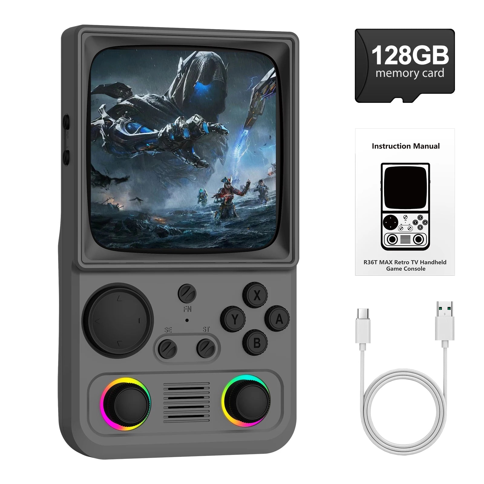 AISLPC R36T MAX Handheld Game Console 64/128G 4.0" IPS Screen 22000+Games 5G Portable Pocket Game Player TAVEN System LLC