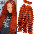 Color: NC/4HL, Material Grade: virgin hair, Longest Hair Proportion: 30%-55%, Stretched Length: 24inches, Bulk Buy: 6pcs/lot - NABI Deep Wave Boho Braiding Hair Bulk 16inches  No Weft  Human Hair Extension Curly Hair Bundles for Boho Braids Taven