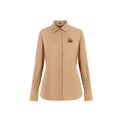 Women Embroidered Skirt Set Shirt A-Line Pleated Office Two Piece Suit