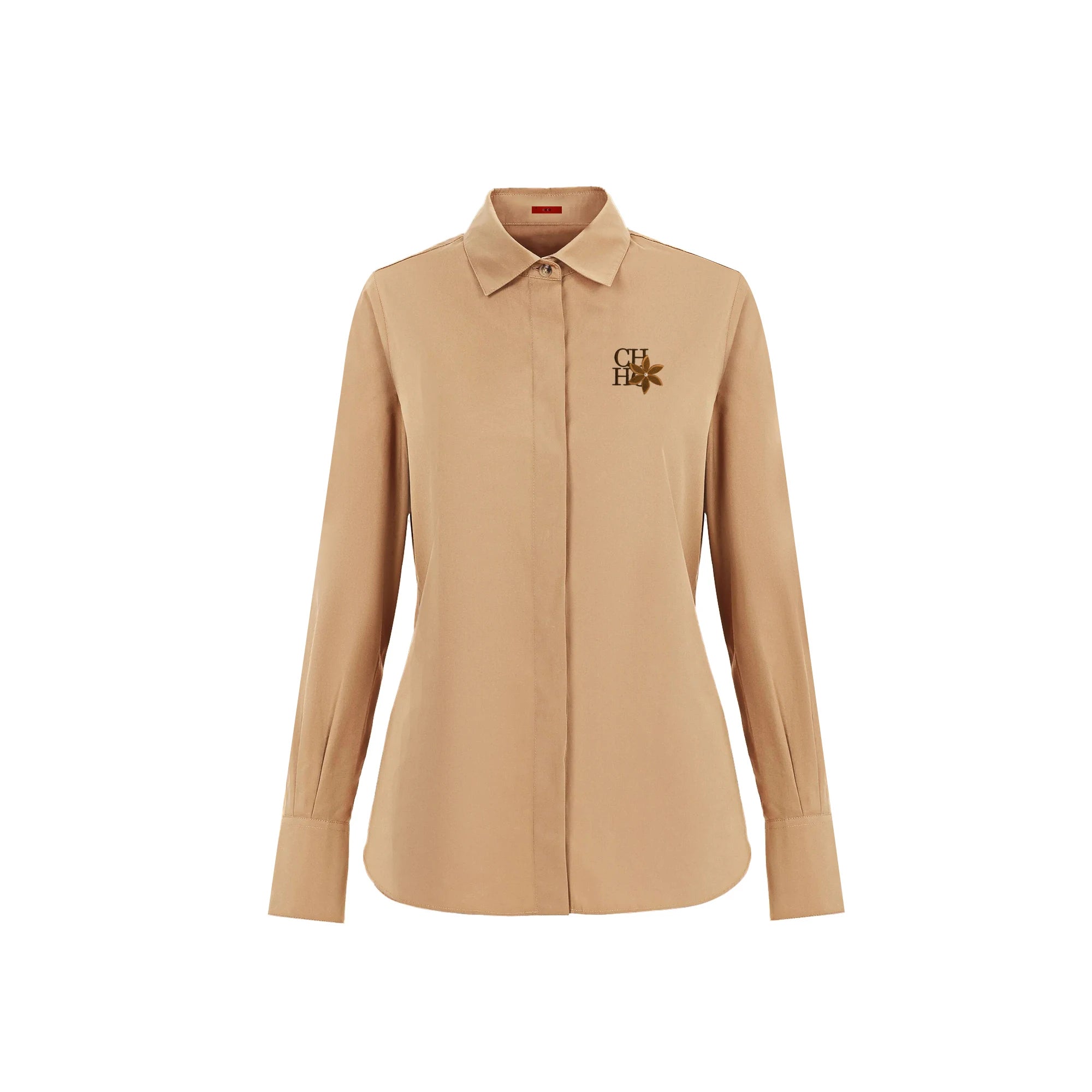 Women Embroidered Skirt Set Shirt A-Line Pleated Office Two Piece Suit