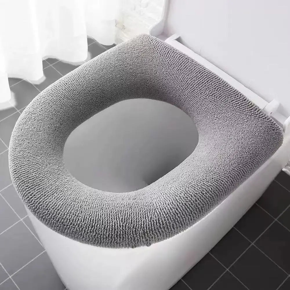 Universal Toilet Seat Cover Pumpkin Pattern Closestool Mat Soft Warm Toilet Seat Cushion Bathroom Toilet Lid Accessories TAVEN System LLC