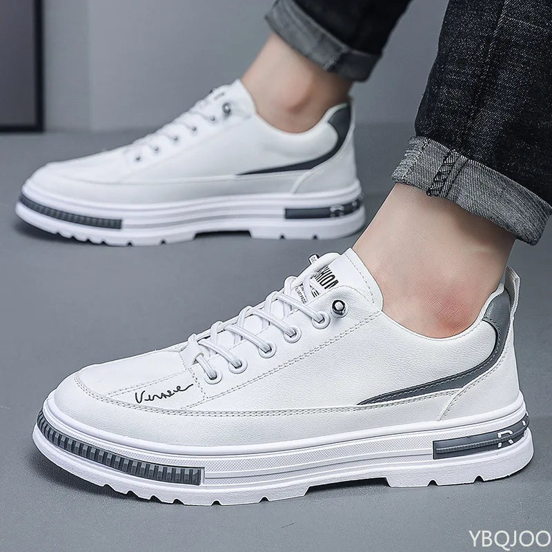 Men Thick Sole Sports Shoes Lightweight Breathable Casual Sneakers