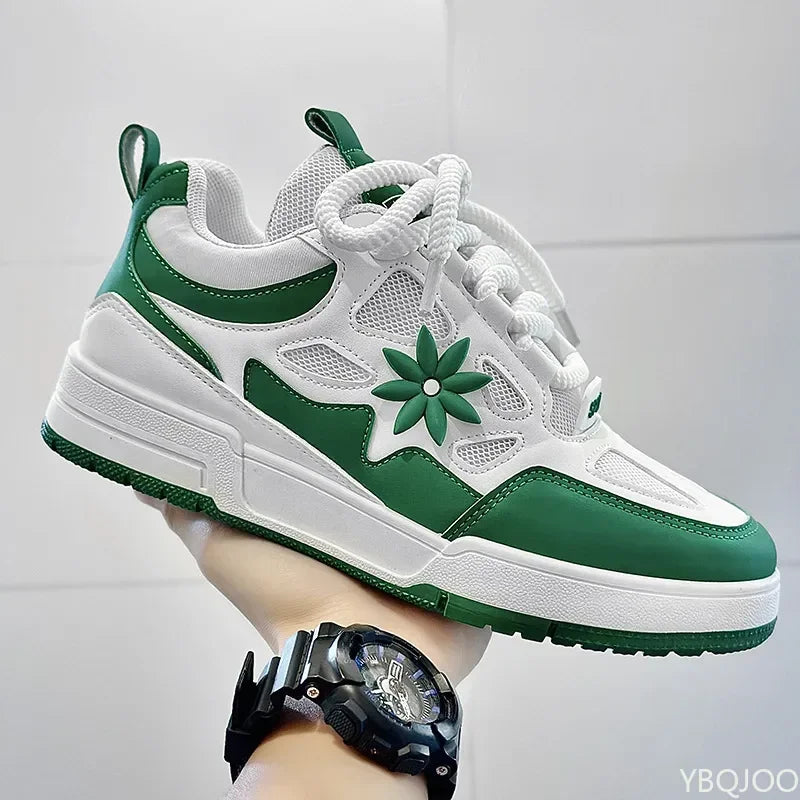 Men Thick Sole Platform Sneakers Breathable Casual Sports Shoes TAVEN System LLC